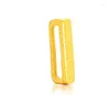 Link Bracelets 999 24k Yellow Gold 3D Letter I Bracelet 0.65g