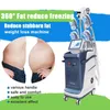 360 graus Máquina de emagrecimento Cryo Cellulite Escultura de gordura de gordura de gordura Equipamento de crioterapia 5 em 1 Cavitação de radiofrequência Lipolaser Lipo laser dispositivo laser