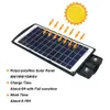 مصباح متكامل LED Solar Street Lamp 30W 60W 90W استشعار حركة الرادار في الهواء الطلق توقيت الإضاءة والتحكم عن بعد IP67 مصابيح جدار حديقة مقاومة للماء