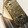 Designer Fashion Diamond Cell Phone Case Luxury Fitted Iphone Cases For Iphone 14 14pro 14plus 13 13pro 12 12Pro 11 Pro X XS