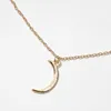 Choker Fashionable Simple Wild Moon Star Pendant Short Necklace Alloy Temperament Clavicle Chain Female Gift Goth Jewelry