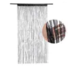 Curtain 100x200cm Shiny Tassel Line Living Room Curtains String Door Divider Drape Decor Valance Home Decoration