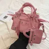 Borse personalità di tendenza borsa per madre e bambino 2023 estate nuova Su fionda una spalla Borsa da donna Messenger texture piccola borsa quadrata