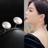 Stud Earrings Pearl Earring Simple Classic Design Round 10mm 12mm For Fashion Women 2022 Year Jewelry Gifts