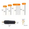 Weiteres schwarzes USB-Mini-Elektrobohrer-Set mit Bits für Harz, Kunststoff, Holz, Polymerton, Anhängerherstellungszubehör 221111