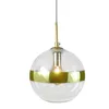 Pendant Lamps XJN Spherical Golden Bubble Glass Chandelier For Restaurant Bar Clothing Store Head Bedside