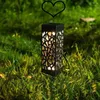 6st Solar Garden Lamps Pathway Lights Outdoor Decorative Waterproof Warm White LED Landscape Lantern