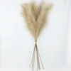 5st Faux Stems Pampas Grass Large 120/100/85cm Flower Bouquet Fake Artificial Decor Tall Fluffy Stems Living Room Decor