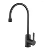 Kitchen Faucets & Cold Solid Brass Sink Mixer Tap Single Handle Hole Deck Mounted Rotating Brushed Gold/Black/Chrome