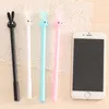 3pcs Gel Pen Cute Stationery Pens Student Black Signature School Office Supply Writing Tool