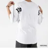 Lyxdesigner t shirt svart r￶d bokstav tryckt skjortor kort ￤rm mode m￤rke topp tees 01ab3
