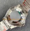 3 montres en couleur pour hommes 40 mm en verre saphir en verre cadran rhodium Platinum Cécher