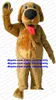 Brown Golden Retriever Teddy Köpek Maskot Kostümü Cocker Spaniel Dachshund Labrador Yetişkin Marka Iteneity Aile Hediyeleri ZX1579