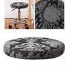 Capas de cadeira 3xstOol Capa Round Bar Cafe Satol Seat Protector Cushion Black