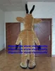 Costume della mascotte Marrone Antilope Gazzella Gazzella Tabitha Specie thomsoni Personaggio Circolare Volantino Promozione Ambasciatore zx804