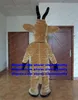 Mascot Costume Brown Antylope Gazelle Gazelle Tabitha gatunki Thomsoni Charakteru okrągłe promocja ulotki ambasador ZX804