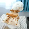 Dog Apparel PETCIRCLE Clothes Cheese Bowknot Bear Woolen Dress Fit Small Puppy Pet Cat All Seasons Cute Costume Coat Skirt