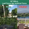 Decorative Flowers Outdoor Home Wall Cover Privacy Screen Artificial Hedges Faux Ivy Leaf Fence Fake Plants