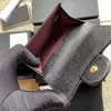 Luksusowe klasyczne damskie torebki marka marki mody portfel skórzany wielofunkcyjny skórzany uchwyt na kartę kredytową 2511