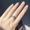 2022 NEW Princess Wish Ring Scatola originale per Pandora 925 Sterling Silver Princess Wishbone Rings Set CZ Diamond Women Wedding Gift ANELLO di alta qualità