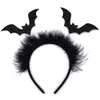 Party Supplies Fashion Black Hair Hoop Bat Headband Headdress Hairband Accessories Gift For Birthday Po Props