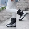 Boots Girls shoes Pink style Kids snow boot winter warm fur antiskid outsole plus size 27 to 38 children For 221110