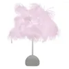 Night Lights Nordic Feather Light Fairy Desktop Lamp For Home Living Room Bedroom Party Wedding Ornament Romantic Decoration