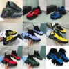 2022 Brand Mens Cloudbust Thunder sneakers Platform Shoes 19FW Capsule Series Camouflage Black Stylist Shoes Lace up Runner Trainers Rubber With Box 338