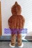 Brown Orangutan Donkey Kong Gorilla Orangoutang mascotte kostuum stripfietskarakter Fossick voor klanten Walking Street ZX1155