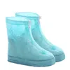 يمكن التخلص من الأغطية مقاوم للماء غلاف الحذاء السيليكون مادة للجنسين أحذية حذاء المطر للأيام الداخلية الأمطار الأمطار في الهواء الطلق E0940 221111