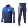 Uruguay Men's Tracksuits Winter Outdoor Sports Warm Clothing Casual Sweatshirt Full dragkedja långärmad sportdräkt