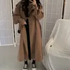 Women's Trench Coats Women's Autumn Korean Version Of The Long Fashion Windbreaker British Style Lapel Temperament Long-sleeved Jacket