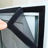 Cortinas puras redes de mosquito para janela tela universal malha de tamanho personalizado tule invis￭vel fibra de vidro negra contra mosquitos e moscas 221110