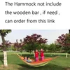 Hammocks The Est Double Head Hammock Rollover Prevention Oversized Indoor Outdoor Swing Bed Canvas Hanging Chair 2 1.5m / 2.2