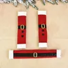 Other Table Decoration Accessories 3pcs set Christmas Fridge Handle Covers Santa Claus Microwave Oven Dishwasher Door Cover Xmas Party Decor 221111