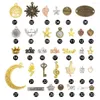 Charms 50Pcs 2022 Year Number Charm Gold Silver Bronze Pendants For Jewelry Making Alloy Metal Handmade 9 14MM