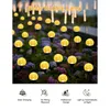 10/15/20/30LED Solar Garden Light Outdoor Waterproof Lawn Pathway Landscape Lamp f￶r hemg￥rden