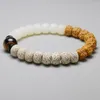 Strand White Bodhi Bracciali Donna Uomo Religioso Naturale Occhio di tigre Bead Amuleto Buddismo Bracciale Gioielli Yoga