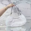 Shopping Bags Shoulder Plush Underarm Women uette Designer fur Armpit Handbag Classic Pattern Hand Womens Handbags 220902