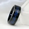 Charm Par Ring Men's rostfritt stål Celtic Dragon Rings Blue Zircon Women's Ring Sets Valentine's Day Wedding Band Jewelry