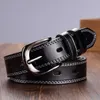 Genuine Leather Women Belt Concise Students Girl Pin Buckle Jeans strap High Quailty Female Cowskin Waistband Cowboy