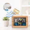 Alarm Clock Digital Temperature Humidity Wireless Barometer Forecast Weather Station Electronic Watch Desk Table Clocks