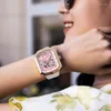 Wristwatches Watch Women Tonneau Square Design Waterproof Sport Chronograph Stylish Ladies Automatic Watches Girl Sapphire