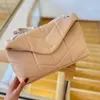 Borse a spalla stiliste a forma di Y lulu Borsa ascellare Cloud Donna Pelle morbida di lusso Cross body shopping Hobo Clutch Square Flap