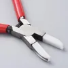 Other Pandahall Carbon Steel Pliers Red Flat Nose Plier with Cover for DIY Making Tools 142x98x8mm 221111