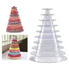 Stampi da forno 10 livelli rotondi macaron tower stand cupcake alta qualità torta nuziale display albero casa