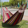 Hangmatten De EST Double Head Hangock Rollover Preventie Oversized binnensoor buiten Swing Bed Canvas Hanging Chair 2 1.5m / 2.2