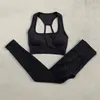 Active Sets Women Yoga Set Seamless Fitness Gym Cutout Bras Hip Lift Leggings Women's Tracksuit Workout Outfits Long PantsSports Suits