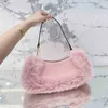 Shopping Bags Shoulder Plush Underarm Women uette Designer fur Armpit Handbag Classic Pattern Hand Womens Handbags 220902