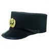 Basker av hög kvalitet El Dome Hat Ceremonial Security Door Boy LACE CAPS Uniform Cap Unisex Service Anställd